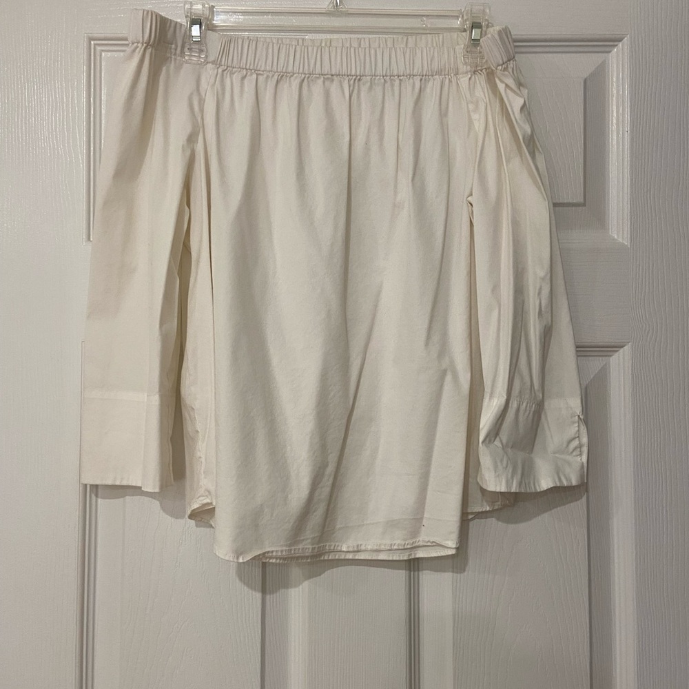 Off white off the shoulder blouse